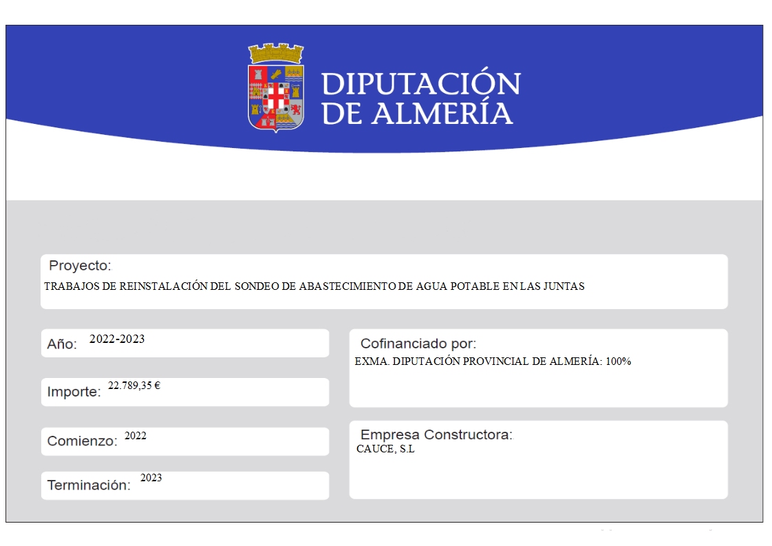 ASISTENCIA ECONÓMICA DIRECTA DE LA EXCMA. DIPUTACIÓN PROVINCIAL DE ALMERÍA